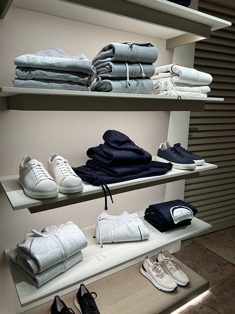 Brunello Cucinelli LVMH Louis Vuitton style fashion luxury quiet luxury Paris New York London Dubai Abu Dhabi style Bernard Arnault Alexandre Arnault Frederic Arnault