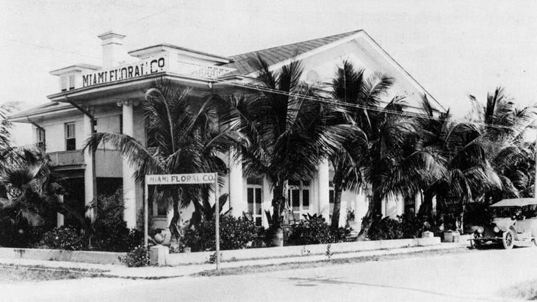 Cover: Miami Floral Company at Warner family residence