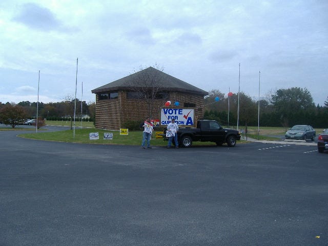 Question A volunteers. They have a great sign. Question A volunteers. They have a great sign.