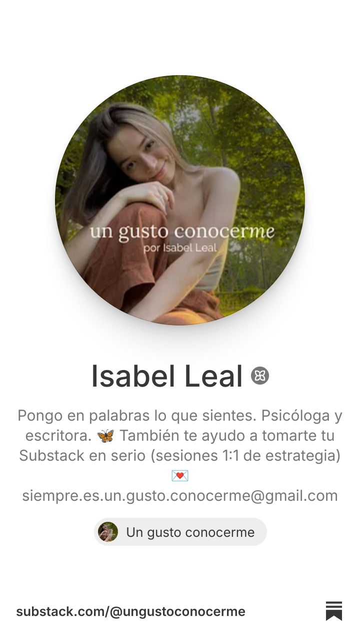 Isabel Leal | Substack