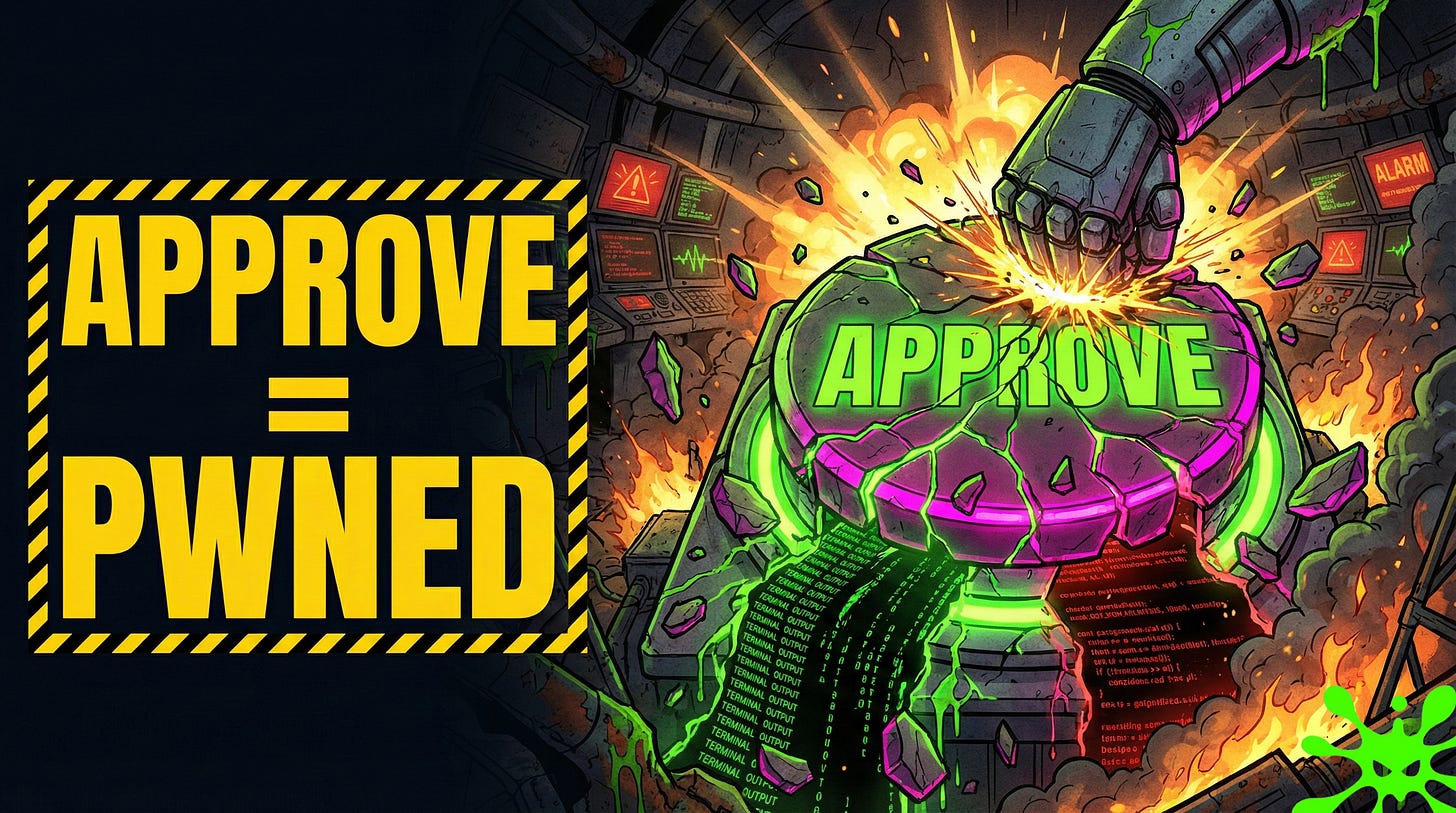 Lies-in-the-Loop LITL attack HITL dialog forging AI agent prompt injection remote code execution approval bypass Claude Code Copilot Chat