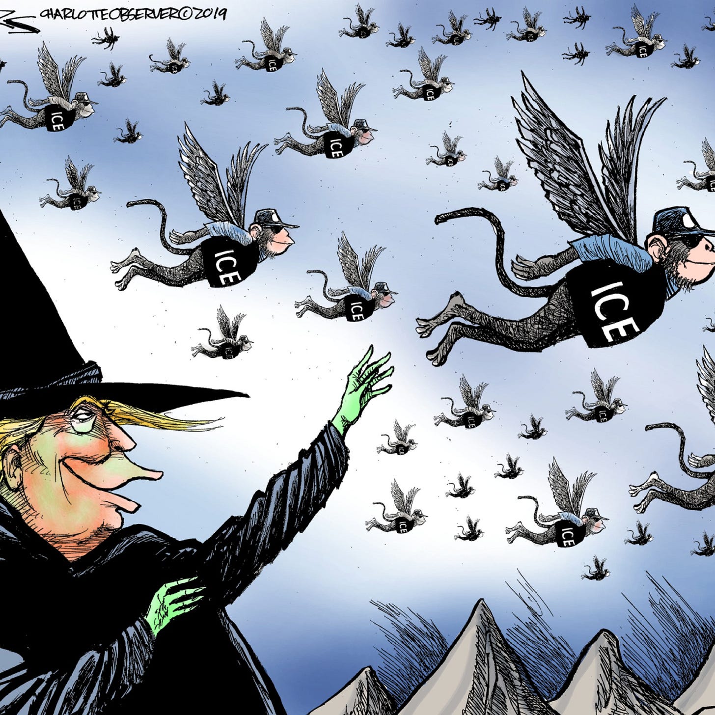 Political Cartoons: ICE raid hype fizzles nationwide – East Bay Times