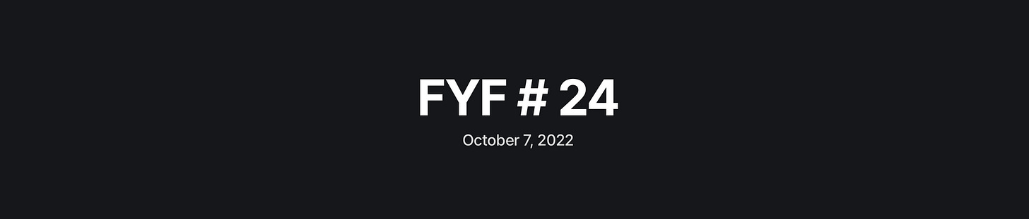 FYF #24. October 7, 2022. FYF #24. October 7, 2022.
