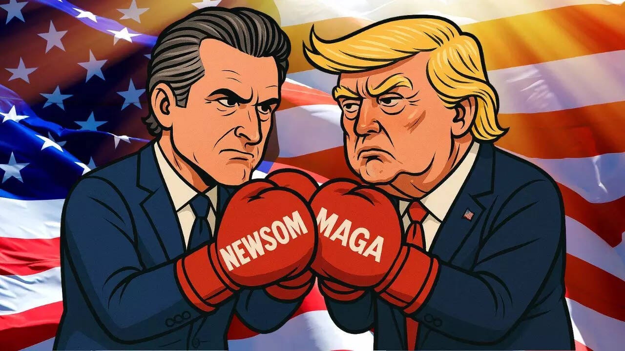 How Gavin Newsom is taking the fight to MAGA - Trump-style | World News -  Times of India