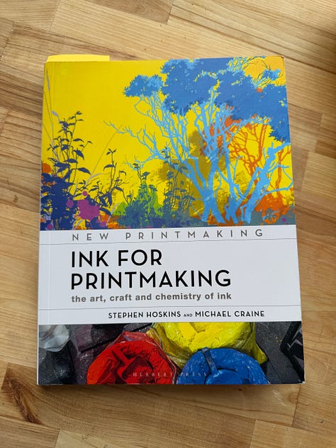 Three Books: The Artist's Complete Health & Safety Guide, Ink for Printmaking, & The Printmaking Bible