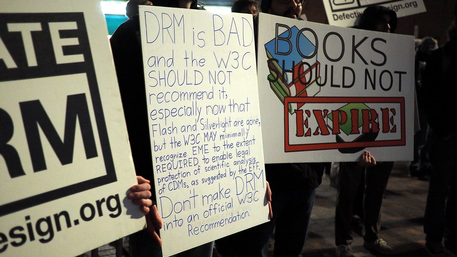 Scenes From Anti-DRM protest
