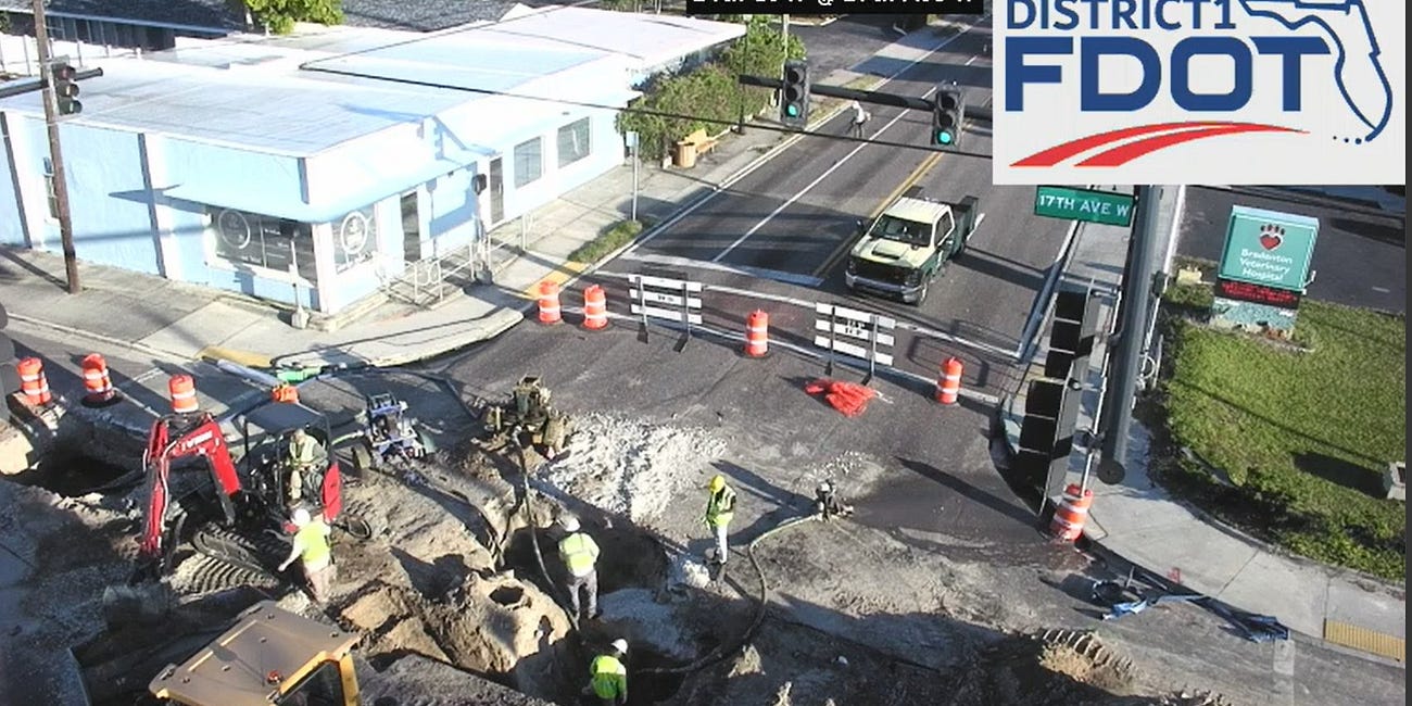 Emergency Utility Repairs Close 14th Street at 17th Avenue West Through Friday