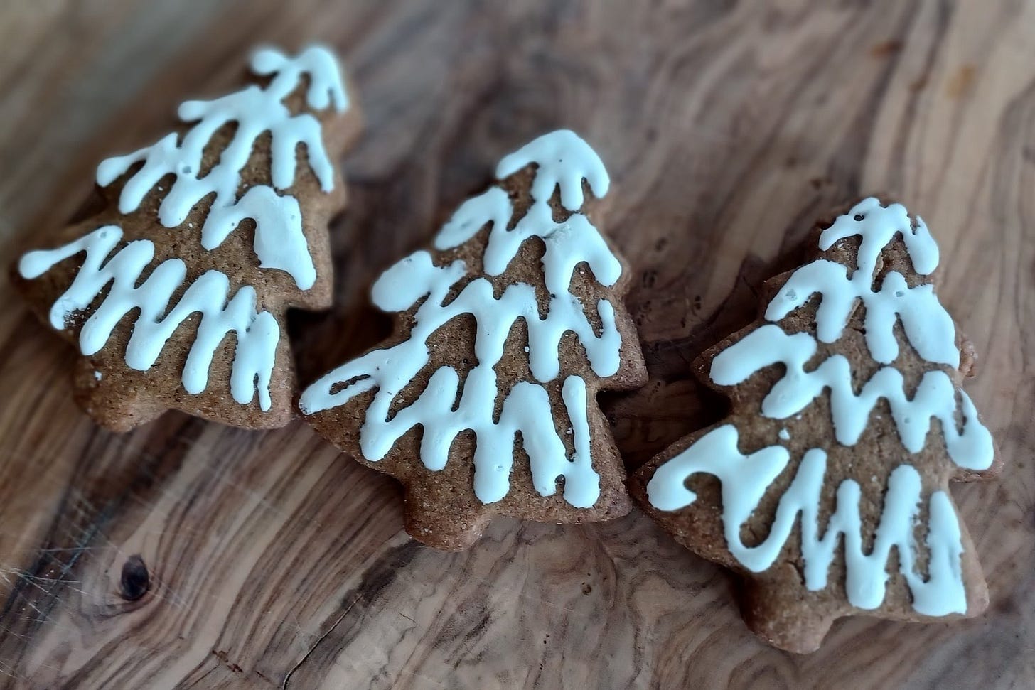  Such pretty snow coated Christmas trees! 