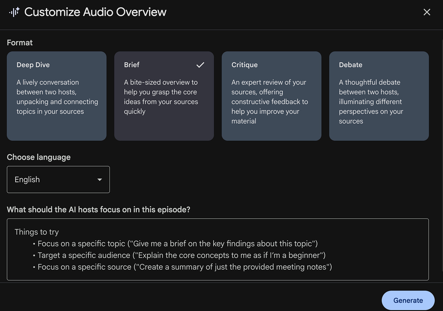 NotebookLM Audio Overview Podcast