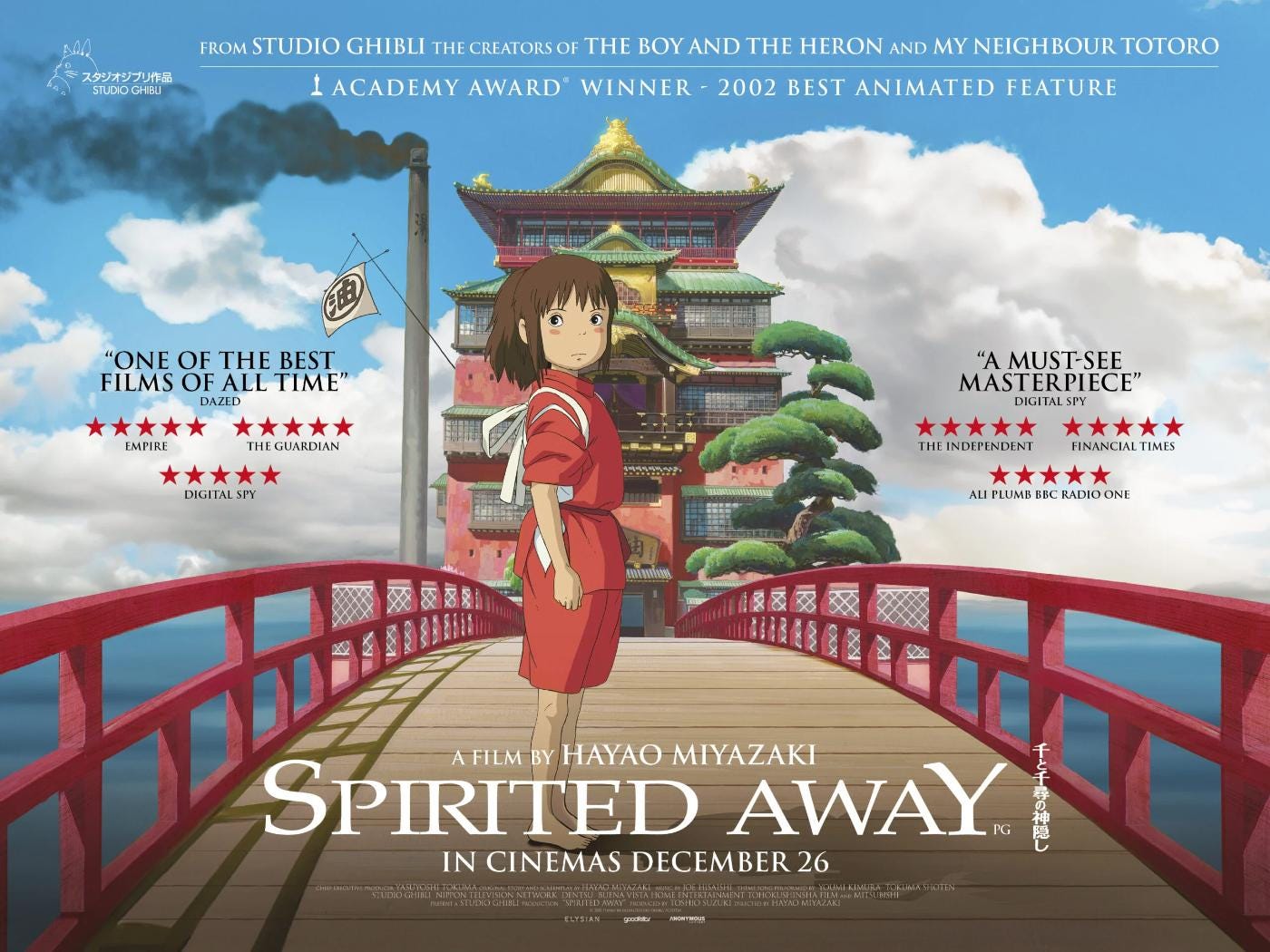 Spirited Away - Hayao Miyazaki - Studio Ghibli - Japanese Animation Movie  Poster - Art Prints