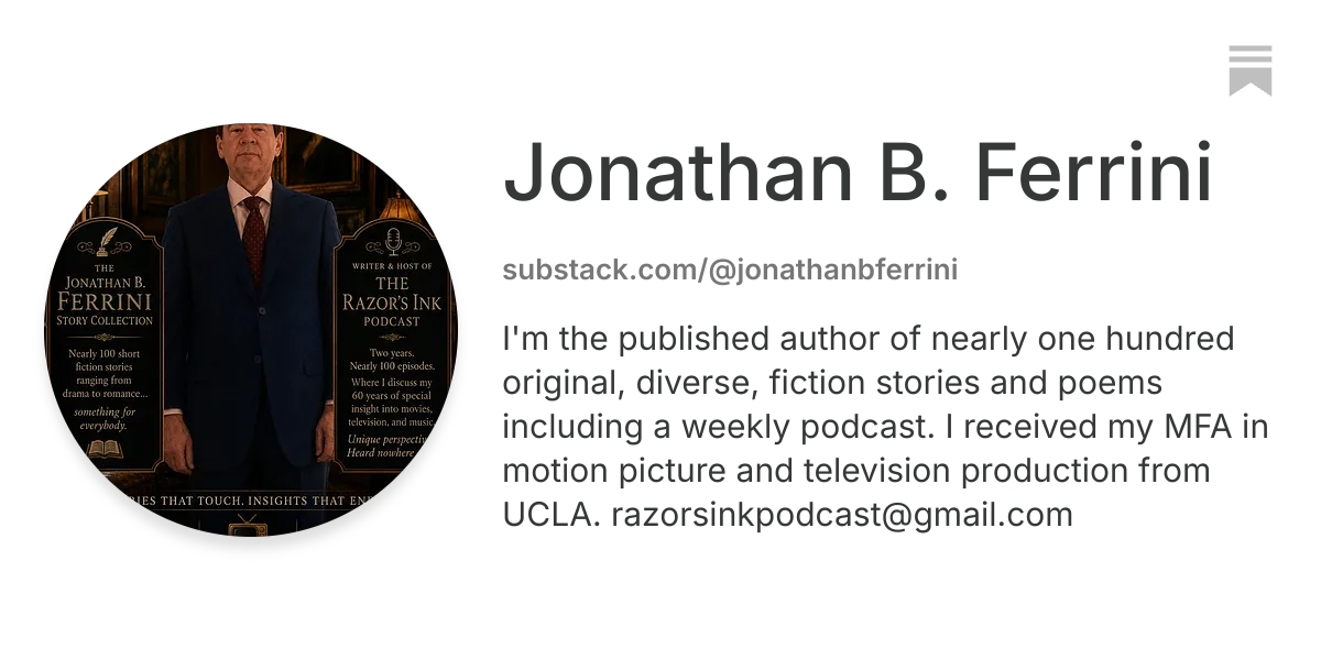 Jonathan B. Ferrini | Substack