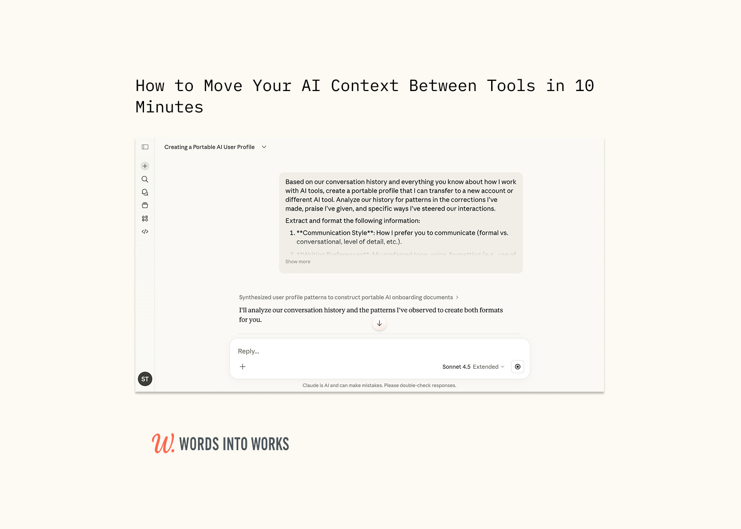 How to Move Your AI Context Between Tools in 10 Minutes