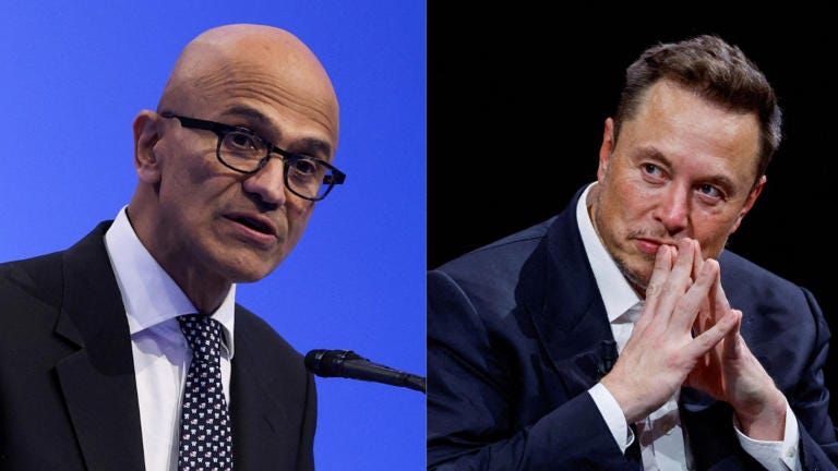 Elon Musk says OpenAI will eat Microsoft alive, Satya Nadella reacts