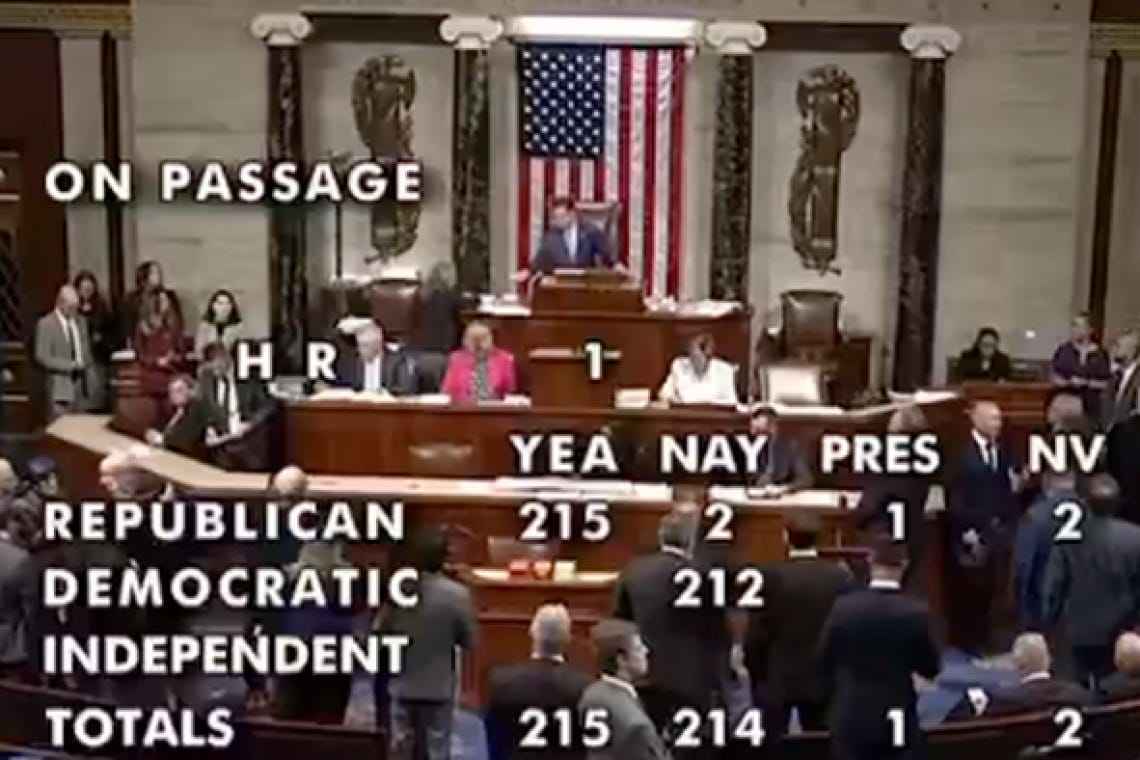 "One Big Beautiful Bill" Passes House of Representatives