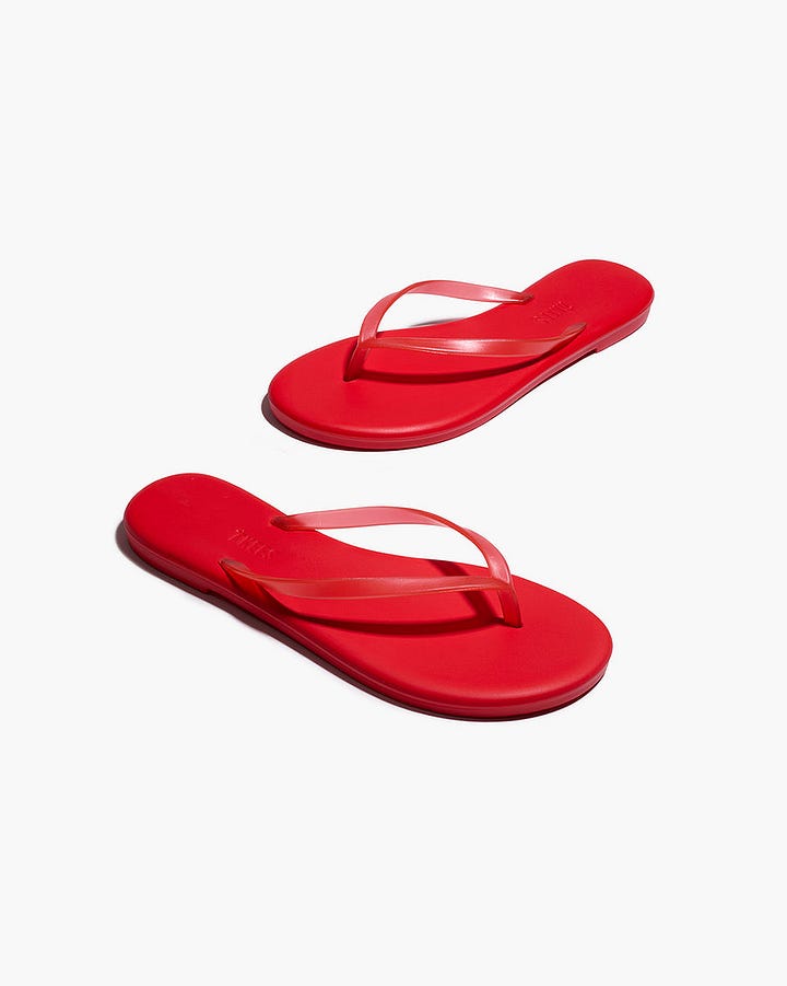 Substack has made it very clear that Tkees earned the “flip-flop of the summer” badge