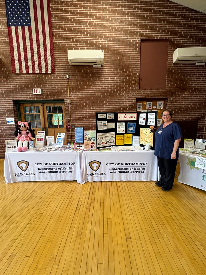 Photos of DHHS booths