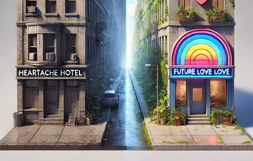 The Crossroads Between Heartache Hotel and Future Love Paradise