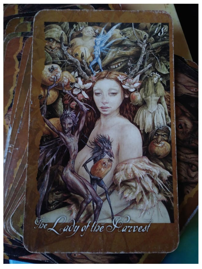 A Message from the Universe - Lady of the Harvest (reversed)