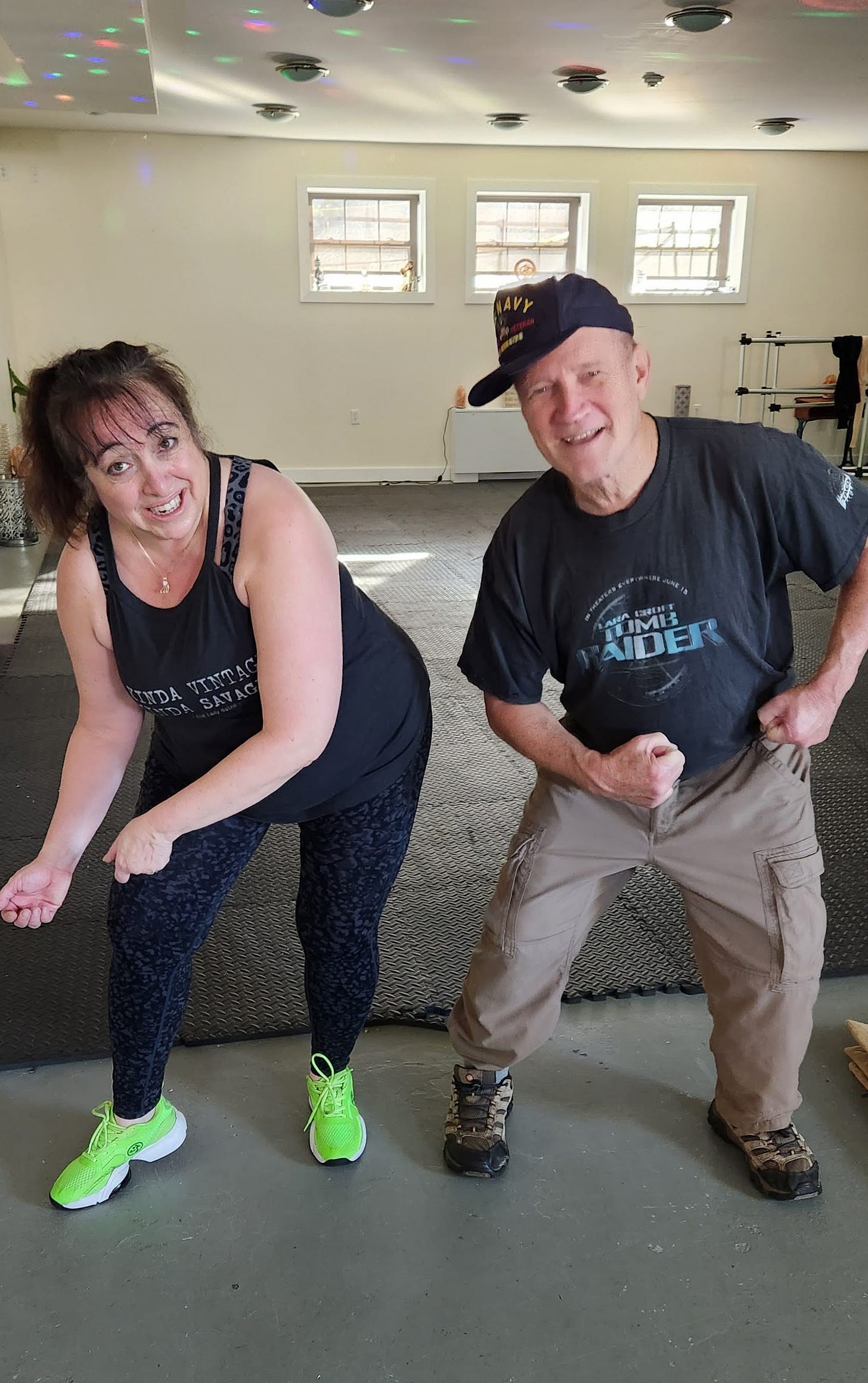 Jody and I in Hip Hop class