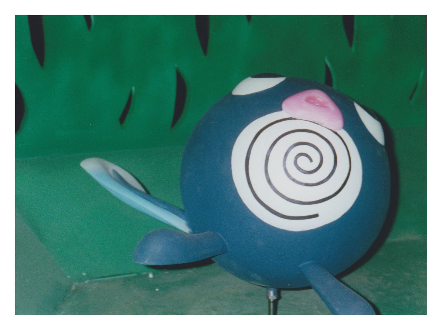 A cool looking Poliwag sculpture from the attraction