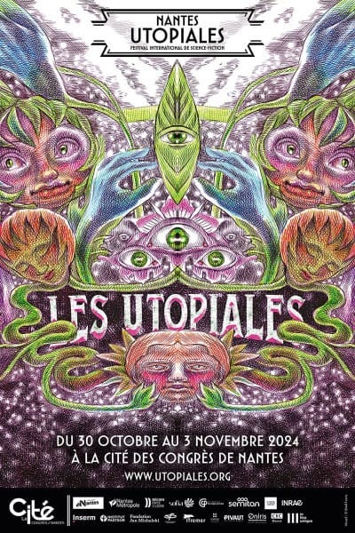 Affiche du festival "Les Utopiales" 2024
