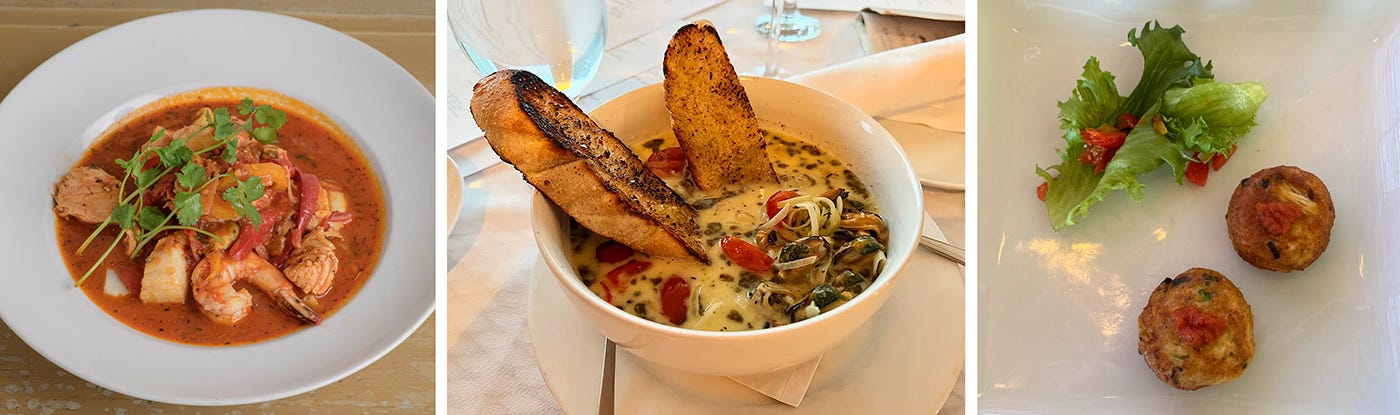 A bowl of soup with bread sticks

AI-generated content may be incorrect.