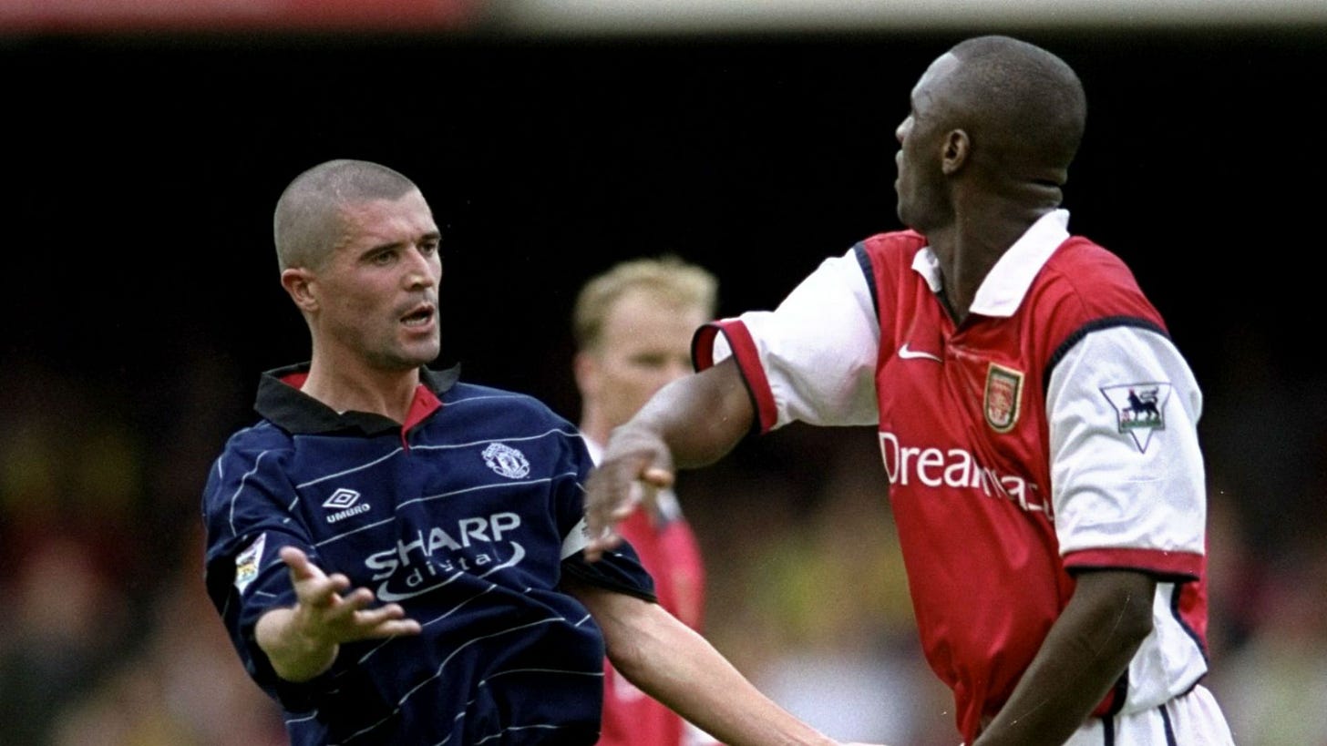 Roy Keane vs Patrick Vieira: Highbury tunnel fight, video & story behind the bitter Man Utd vs Arsenal rivalry | Goal.com UK Roy Keane vs Patrick Vieira: Highbury tunnel fight, video & story behind the bitter Man Utd vs Arsenal rivalry | Goal.com UK