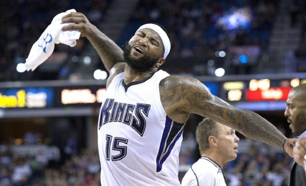 DeMarcus Cousins 18th technical foul seems NBA not hot on him 2017 images DeMarcus Cousins 18th technical foul seems NBA not hot on him 2017 images