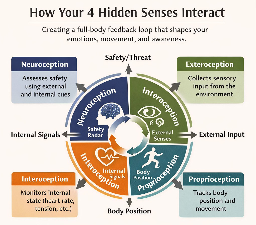 Infographic of the 4 ceptions