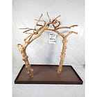 How I made “perch trees” for our aviaries