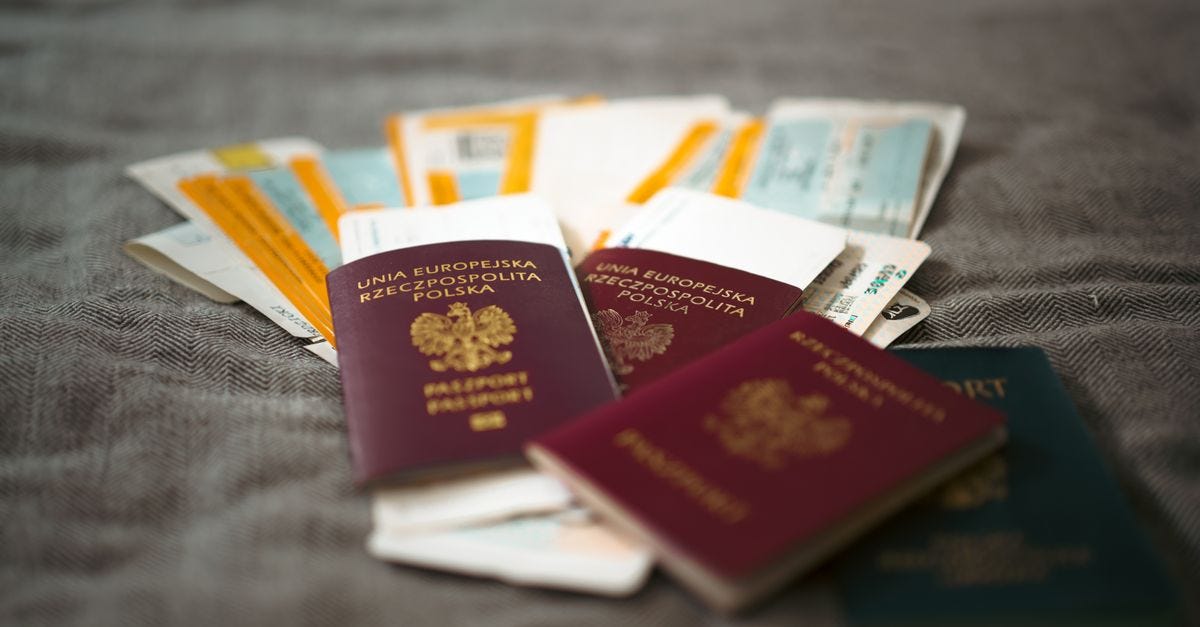 Photo: Jakub Zerdzicki / Pexels Close-up of Polish passports and travel tickets symbolizing travel and adventure.