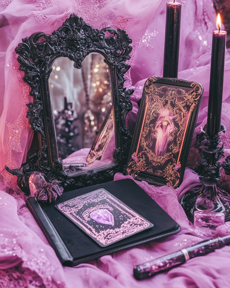 High-end shadow work tools with modern witch style