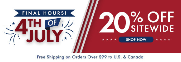 4th of July: Get 20% Off Sitewide