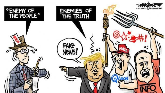 Editorial: The press is Trump's 'fake' enemy