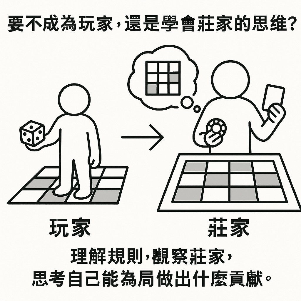 034｜要成為玩家，還是學會莊家的思維？ - by 王啟樺- 紫式書齋