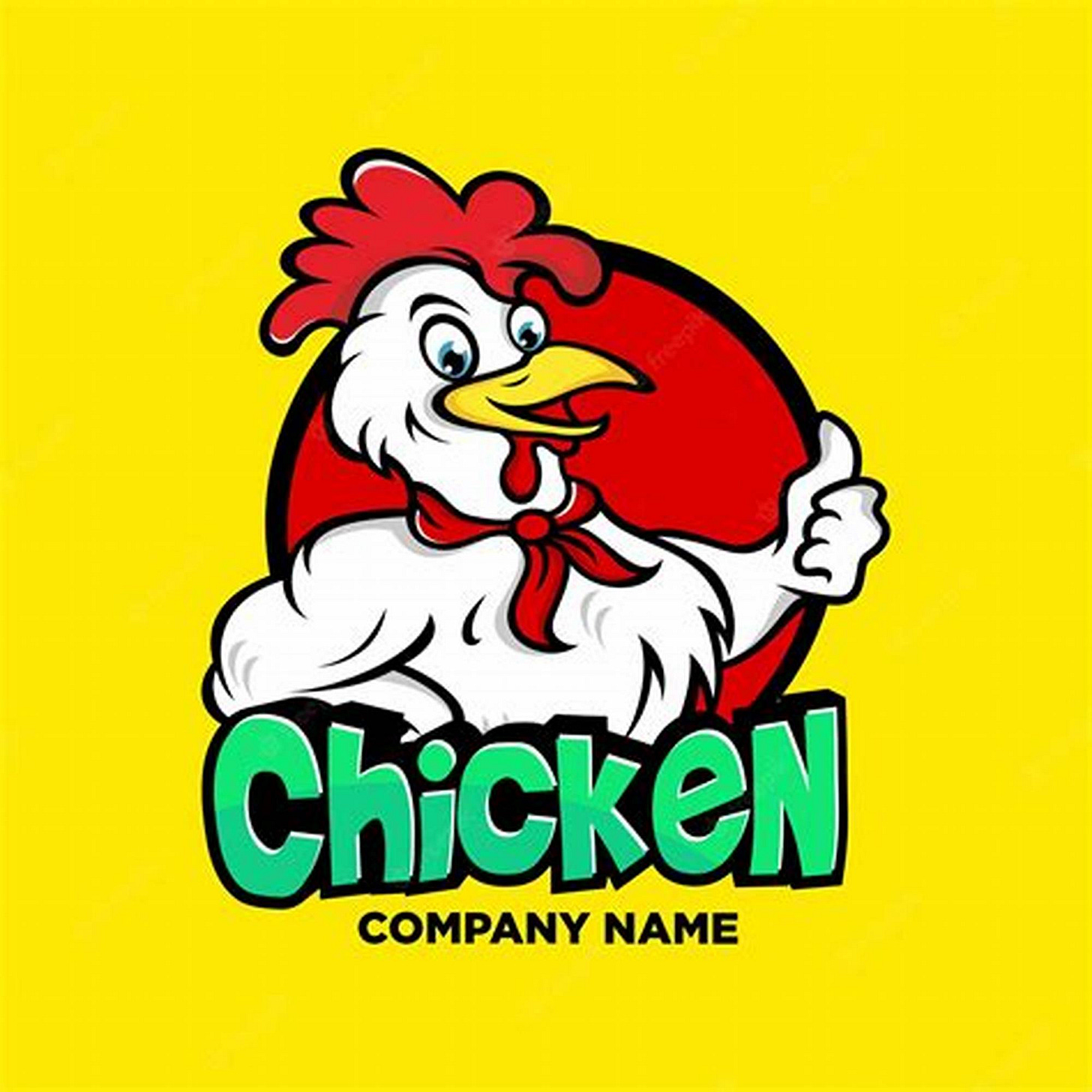 Premium Vector | Chicken rooster mascot logo design