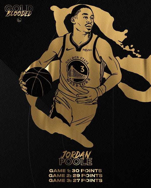 Jordan Poole illustration