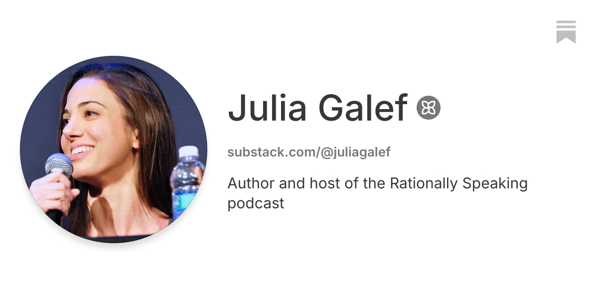 Julia Galef | Substack
