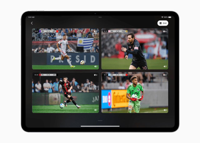 Fans can watch up to four simultaneous matches at once with Multiview on Apple TV 4K devices and on iPad, so they never have to miss a minute of the action. Fans can watch up to four simultaneous matches at once with Multiview on Apple TV 4K devices and on iPad, so they never have to miss a minute of the action.