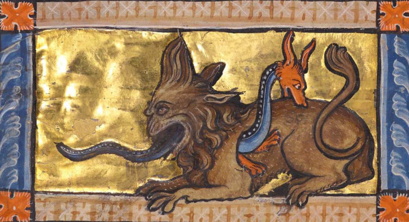 bestiary crocodile hydrus illumination