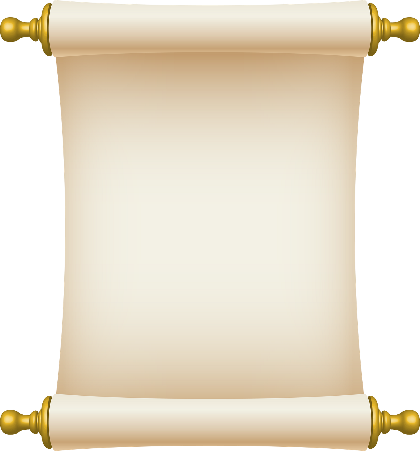 Paper scroll clipart design illustration 9400815 PNG