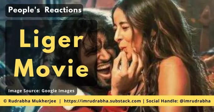 Public responses to the Bollywood movie Liger
