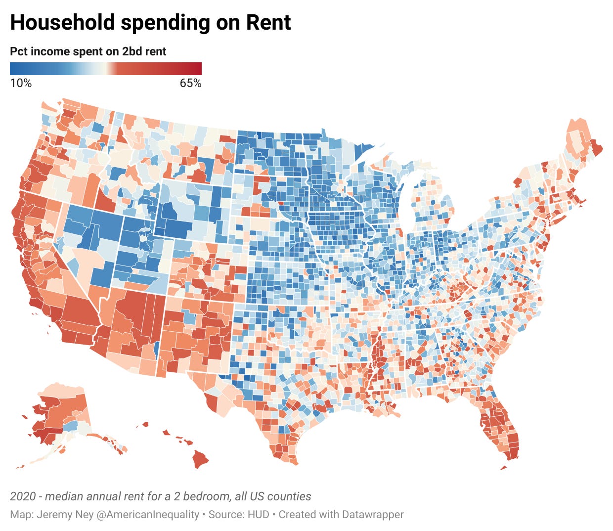 Livable Income Cost of Living and Inequality - by Jeremy Ney