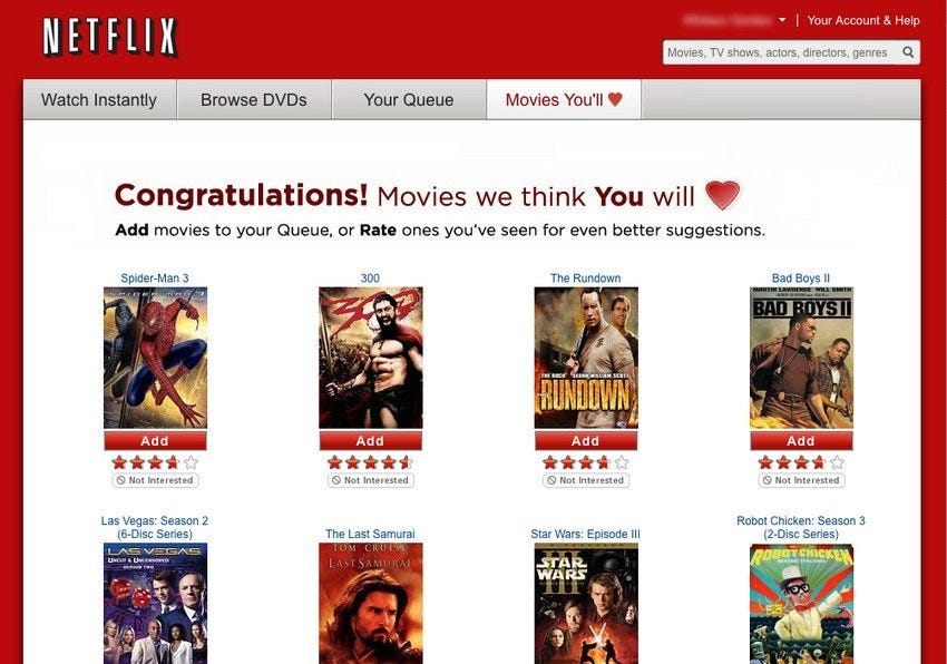 netflix prize recommendation system netflix prize recommendation system