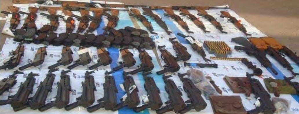 An "iron river" of smuggled guns flows from the United States to Mexico - with cartels as the most likely recipients.