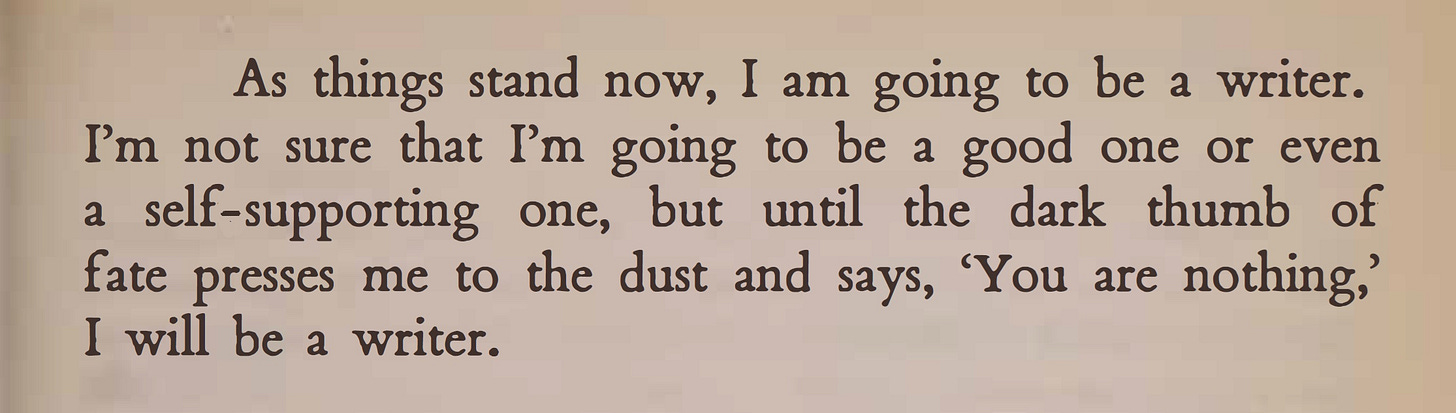 Infinite Books on X: "Hunter S. Thompson, aged 21, in a letter to his  friend this is the mentality https://t.co/aT65vxFSt2" / X