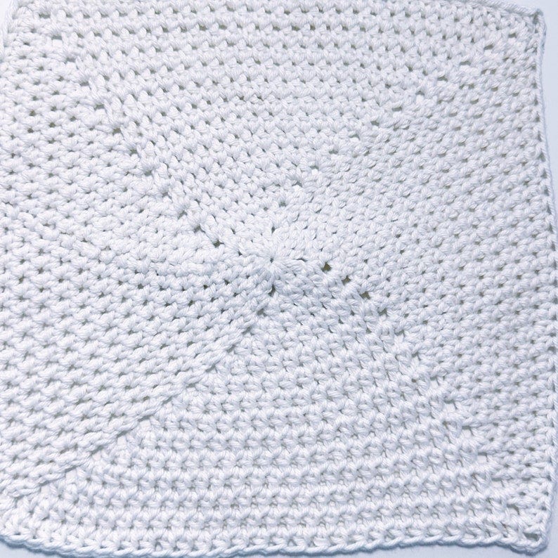 Spiral Washcloth pattern crochet washcloth pattern facecloth crochet pattern crochet dishcloth dishcloth image 3