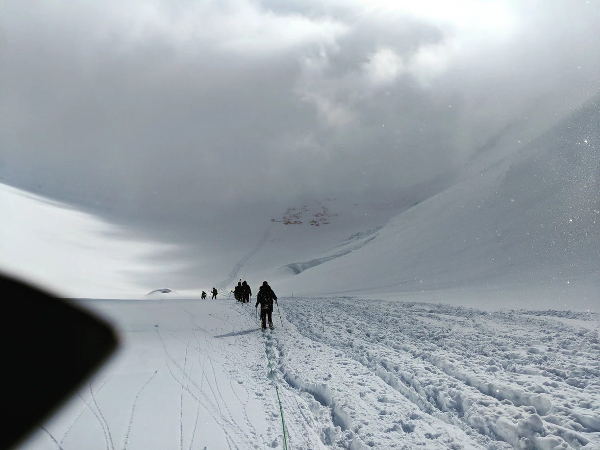 Mountain Guide climbs Denali with guests
