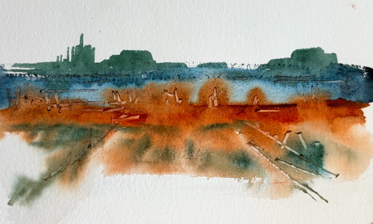 Playful abstraction - Watercolour Workout
