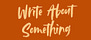 Write About Something with Sarah Gosling